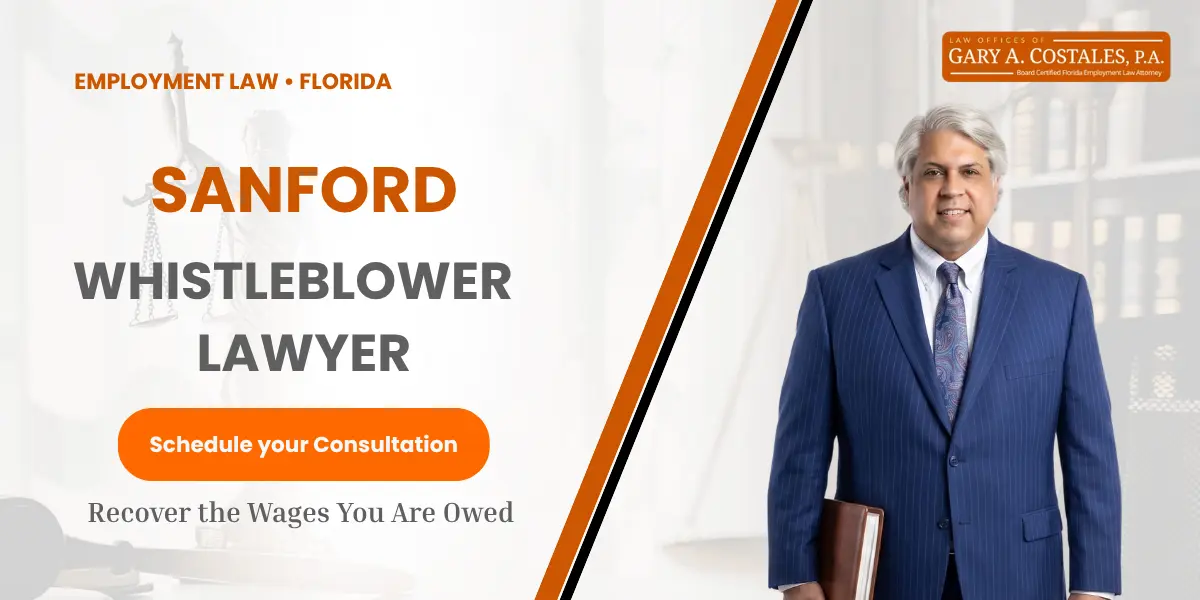 Sanford Whistleblower Lawyer